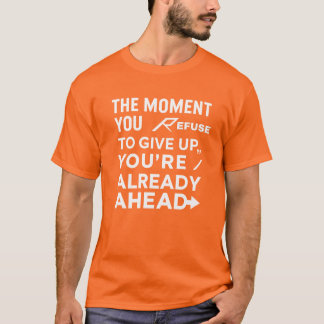 T-shirt Le mouvement que vous citez avec un texte