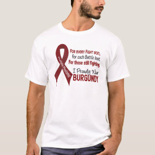 T-shirt Le myélome multiple I portent fièrement Bourgogn
