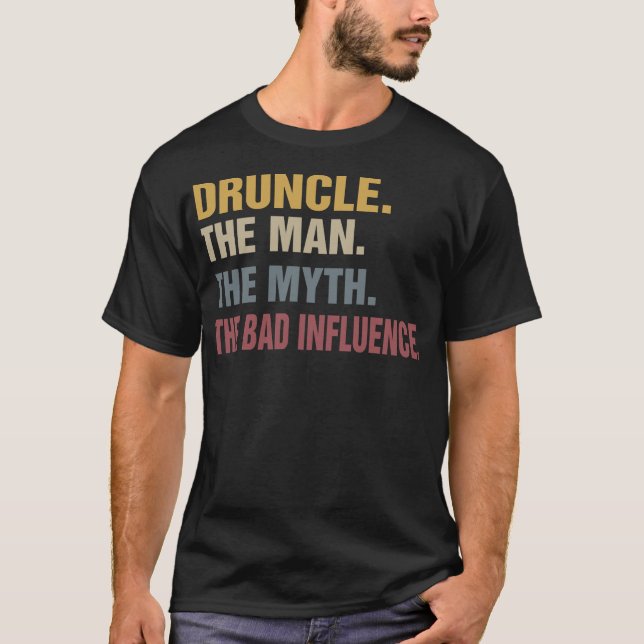 T-shirt Le Mythe De La Mauvaise Influence (Devant)