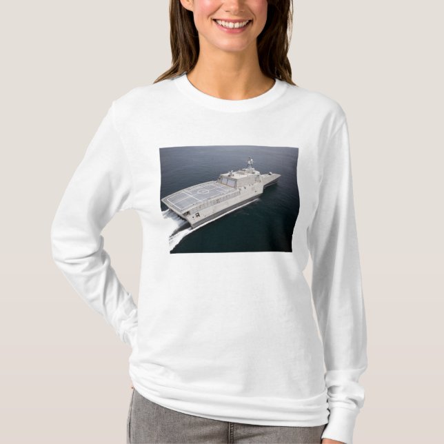 T-shirt Le navire de combat du littoral Independence 3 (Devant)
