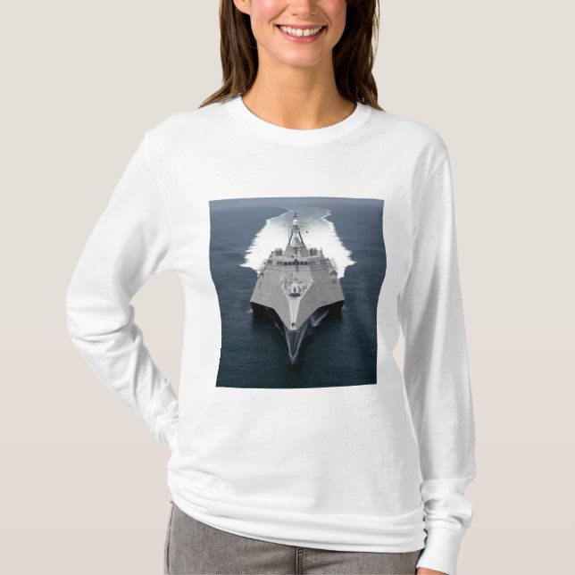 T-shirt Le navire de combat littoral Independence (Devant)