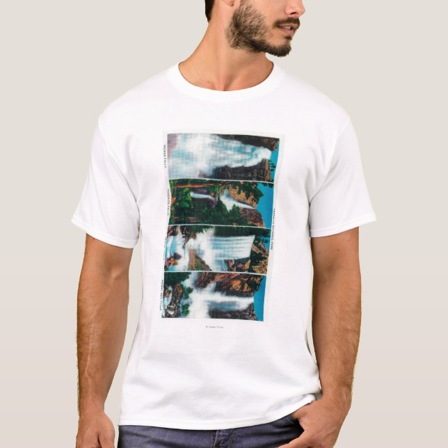 T-shirt Le Nevada, Yosemite, vernaux, et automnes (Devant)