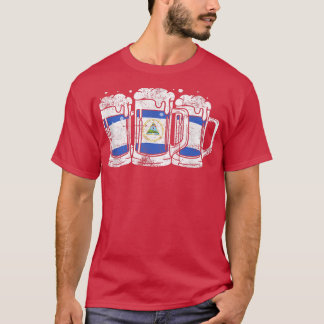 T-shirt Le Nicaragua et la joie d'avoir de la bière