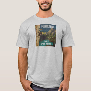 T-shirt Le nihilisme meurt ici Escalade rock
