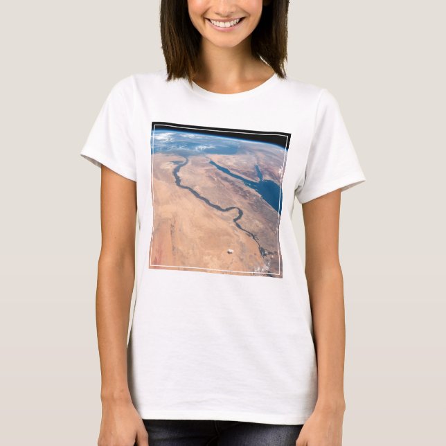 T-shirt Le Nil, La Mer Rouge Et La Mer Méditerranée. (Devant)