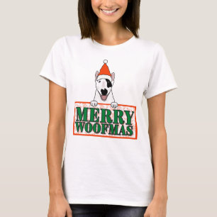 T-shirt Le Noël le plus joyeux est partagé avec un chien h