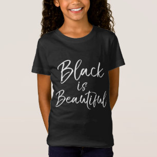 T-Shirt Le noir est beau pour les bambins mignon Kid Black