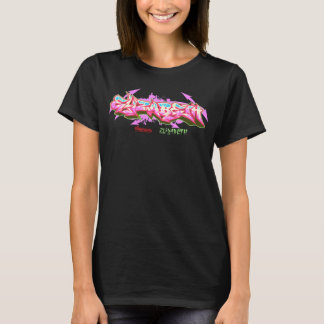 T-shirt Le nom Elizabeth dans les graffitis