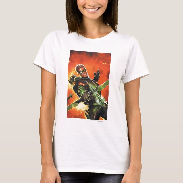 T-shirt Le Nouveau 52 - La Flèche Verte #1 (Devant)
