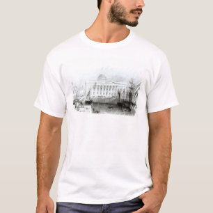 T-shirt Le nouveau bureau de douane, Liverpool, c.1830