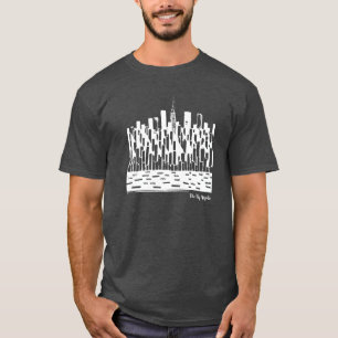 T-shirt Le nouveau design Big Apple sur les grandes chemis