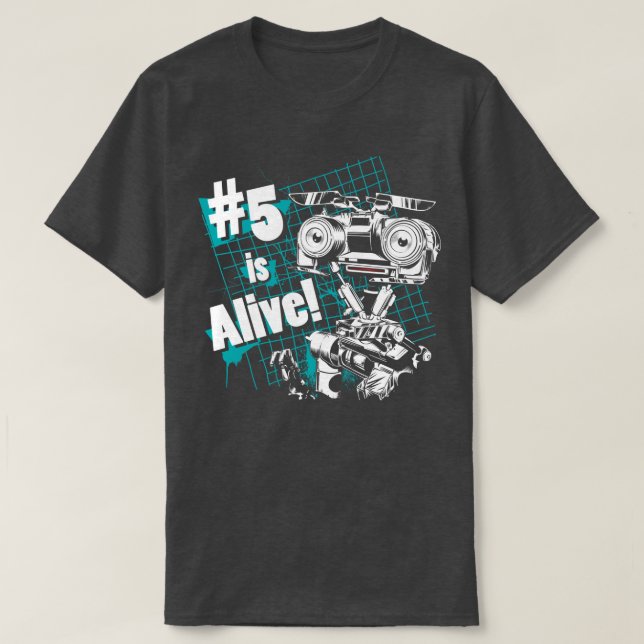T-shirt Le numéro 5 est vivant (Design devant)