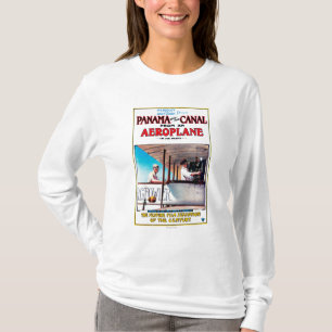 T-shirt Le Panama et le courrier de promo de film d'avion