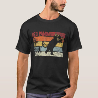 T-shirt Le Panda Rouge est mon Esprit Animal Panda Rouge