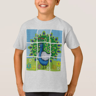 T-SHIRT LE PAON COLORÉ BADINE LA CHEMISE