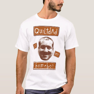 T-shirt le papa d'édredon est mon homeboy