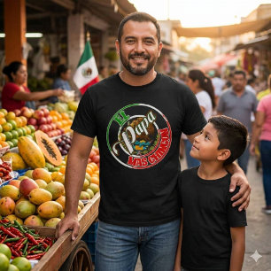 T-shirt Le Pape le plus badass fierté mexicaine
