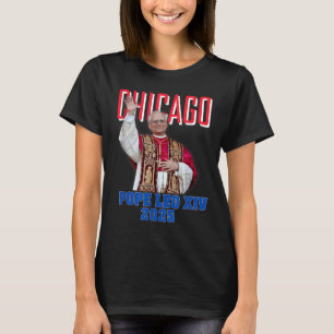 T-shirt Le pape Leon Xiv 2025 - Le premier pape américain 