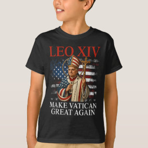 T-shirt Le Pape Léon Xiv Rendre la grandeur du Vatican au