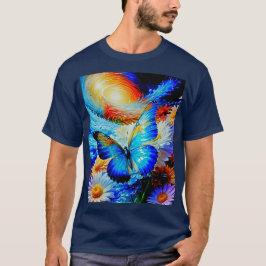 T-shirt Le papillon de verre dans un monde de verre