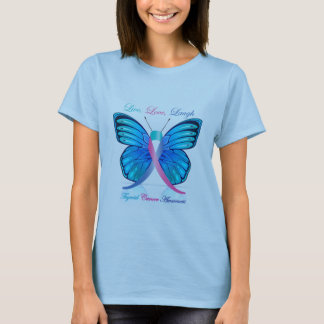 T-shirt Le papillon thyroïde se rende compte