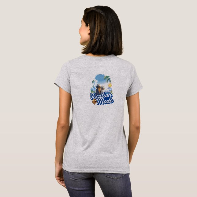 T-shirt Le paradis des moments baisés par le soleil (Dos entier)