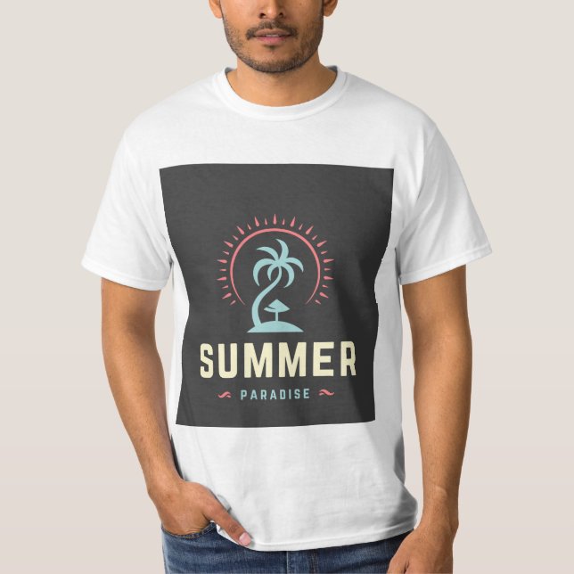 T-shirt Le Paradis d'Été (Devant)