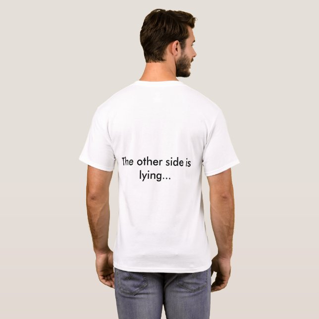 T-shirt Le paradoxe de menteur (Dos entier)