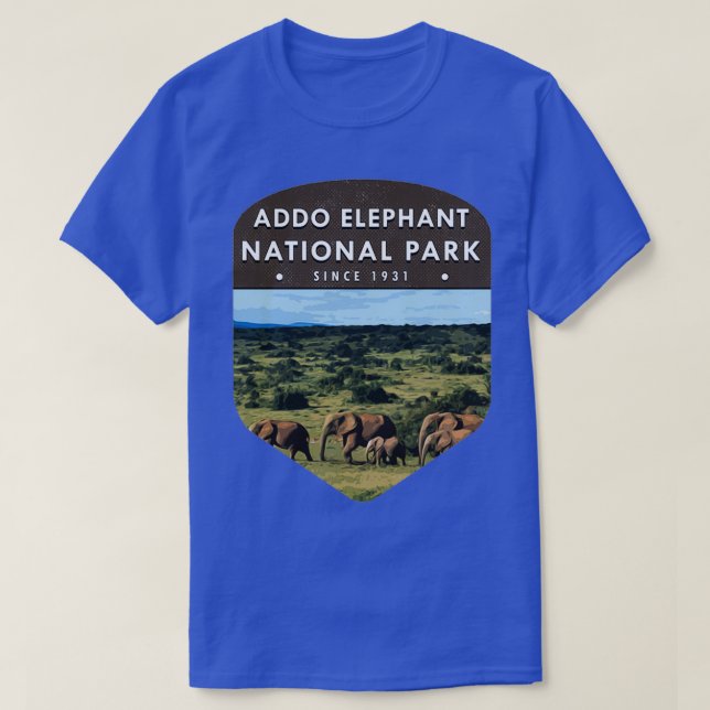 T-shirt Le Parc national d'Addo Elephant (Design devant)