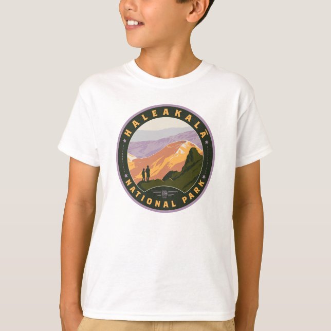 T-shirt Le Parc national de Haleakala (Devant)