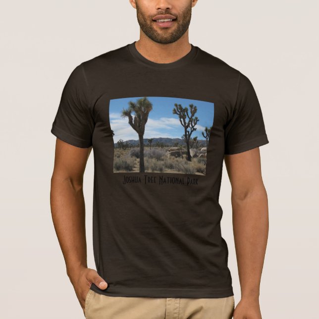 T-shirt Le Parc national de Joshua Tree (Devant)