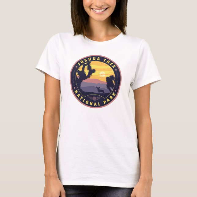 T-shirt Le Parc national de Joshua Tree (Devant)
