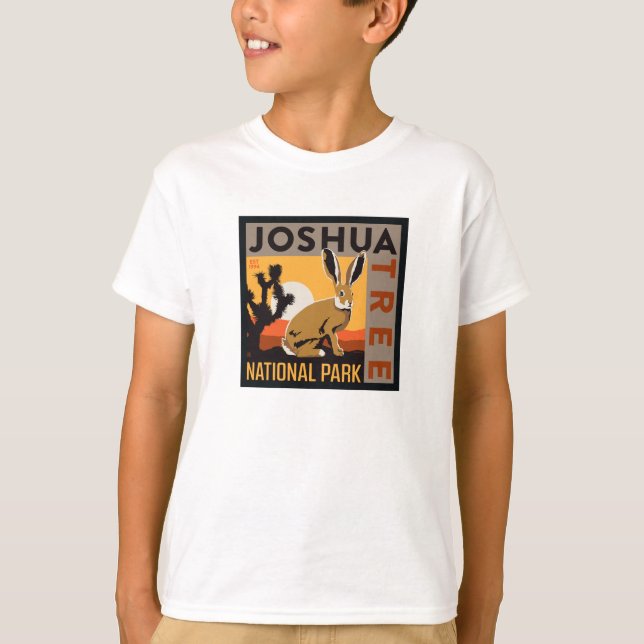 T-shirt Le Parc national de Joshua Tree | Jacklapin (Devant)