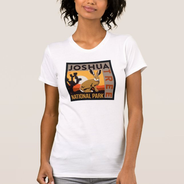 T-shirt Le Parc national de Joshua Tree | Jacklapin (Devant)