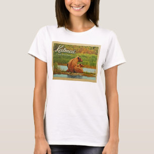 T-shirt Le parc national de Katmai soutient le cru