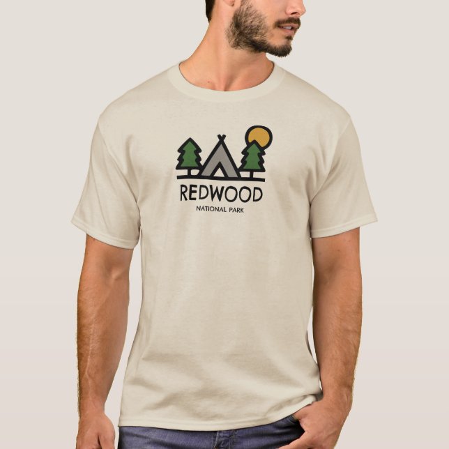 T-shirt Le parc national de Redwood (Devant)
