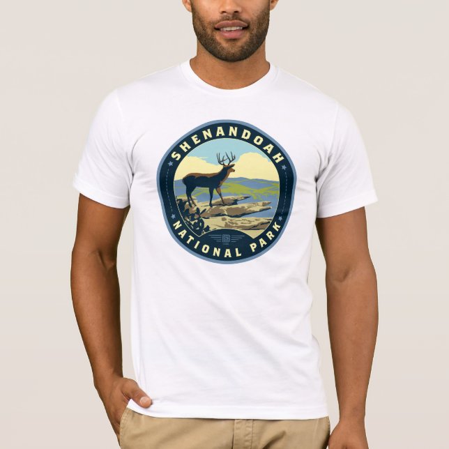 T-shirt Le Parc national de Shenandoah (Devant)