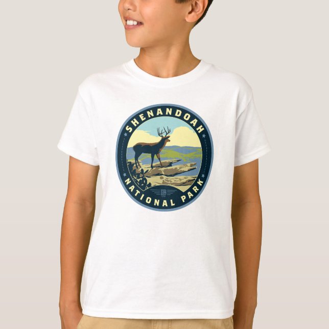 T-shirt Le Parc national de Shenandoah (Devant)