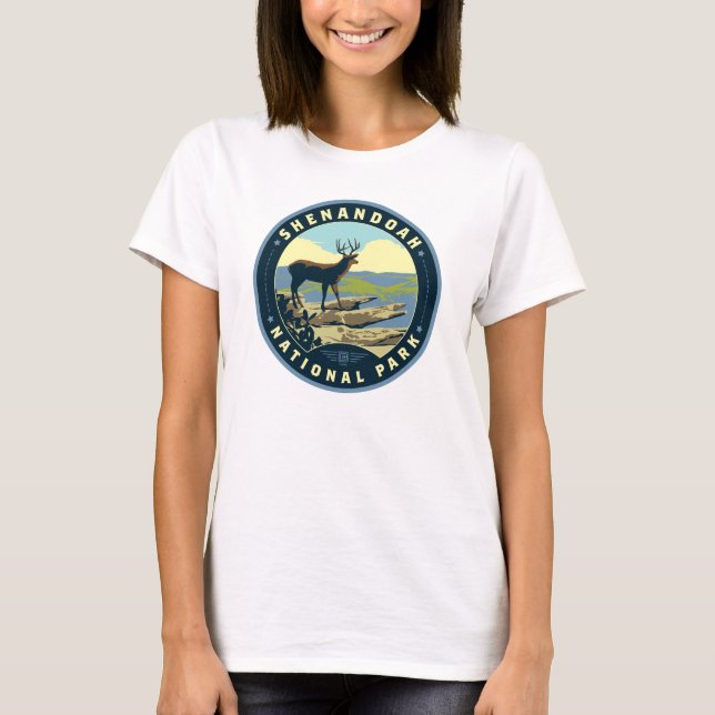 T-shirt Le Parc national de Shenandoah (Devant)