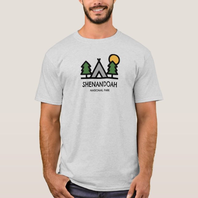 T-shirt Le Parc national de Shenandoah (Devant)
