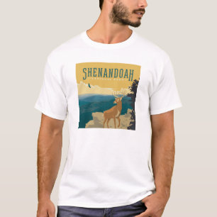 T-shirt Le Parc national de Shenandoah Cerf