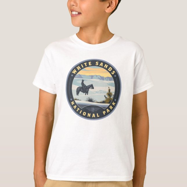 T-shirt Le parc national de White Sands (Devant)