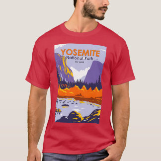 T-shirt Le Parc National De Yosemite El Capitan À L'Automn