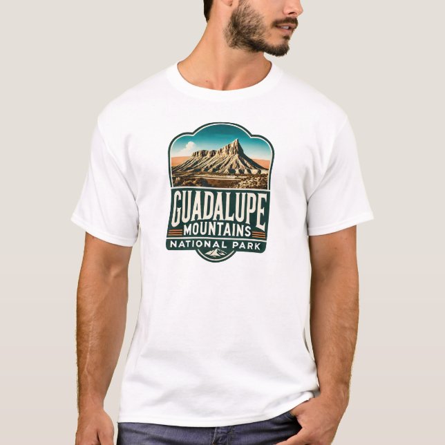 T-shirt Le Parc national des Monts Guadalupe (Devant)