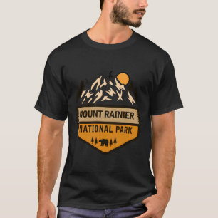 T-shirt Le parc national du Mont-Rainier