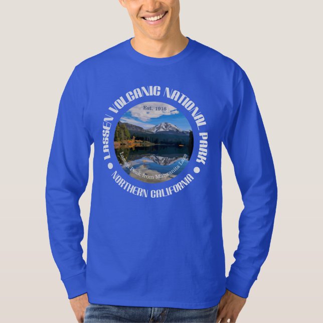 T-shirt Le Parc national volcanique de Lassen (Devant)