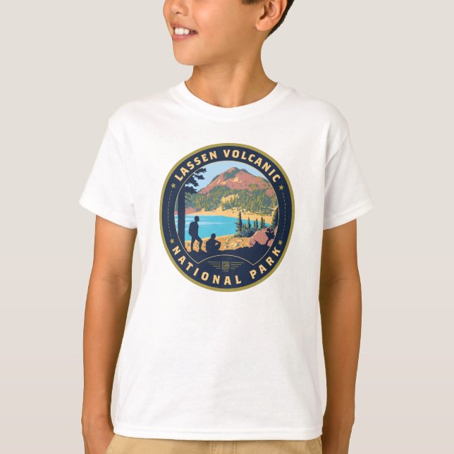 T-shirt Le Parc national volcanique de Lassen (Devant)