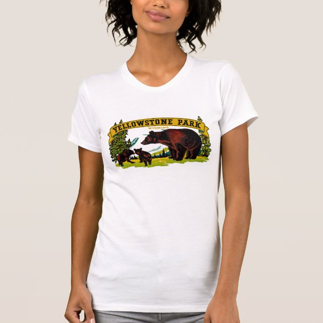 T-shirt Le parc Yellowstone (Devant)