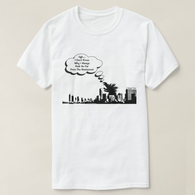 T-shirt Le Parking Est Monstrueux - Une Chemise MisterP (Design devant)