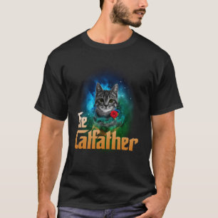 T-shirt Le Parrain de Chat Drôle Kitten Amateur de Chat Dr